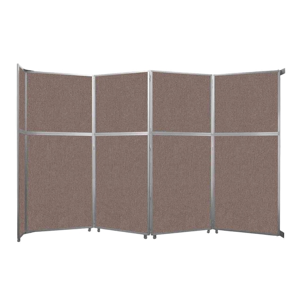 Operable Wall Folding Room Divider 15'7" x 10'3/4" Latte Fabric